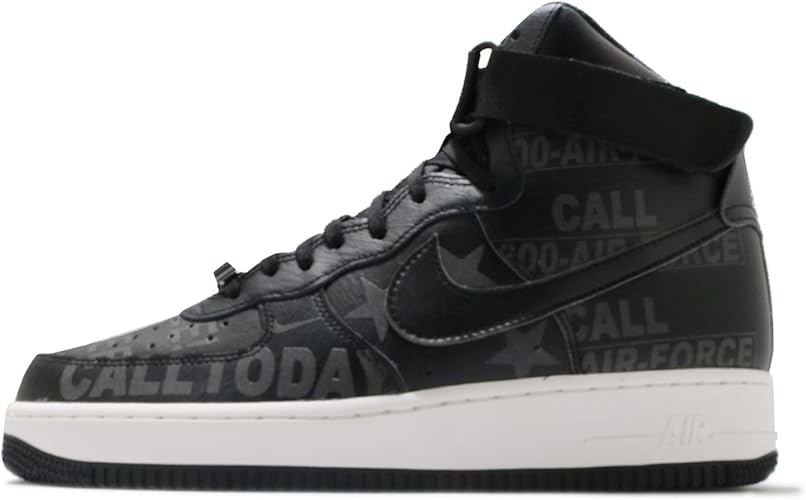 Amazon ナイキ エア フォース 1 ハイ 07 プレミアム メンズ カジュアル シューズ Air Force 1 High 07 Prm 3m Toll Free 1 800 Black Cu1414 001 シューズ バッグ