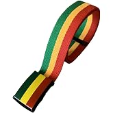 Nayt Military Style Belt Rasta Red Yellow Green