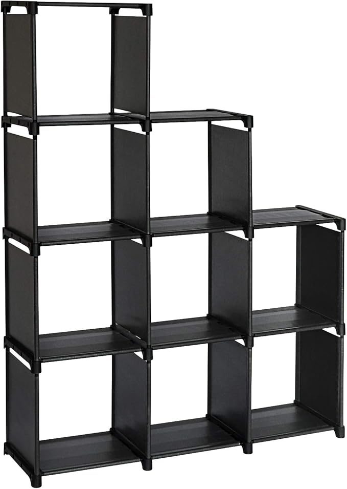 TOPNEW 9 Cube Storage Shelves DIY Closet Organizers and