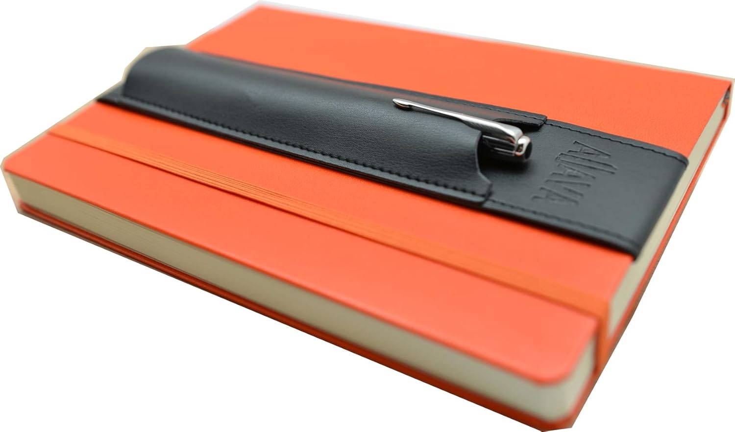 marrón skors Portalápices ALJAVA en A5 para cuadernos de notas