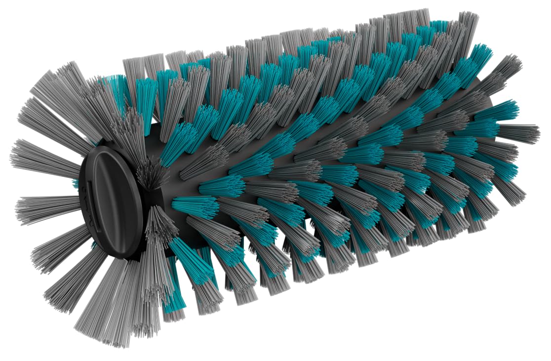 Gardena Universal roller brush for AquaBrush Brush with different bristle lengths, for grooves/joints/wooden surfaces, accessory for cordless multi-cleaner (14841, 14842), spare part (14848-20)