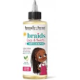 Boogie and Bean Kids Braiding Hair Oil, Dry Scalp Oil for Kids, Natural Kids Hair Oil
