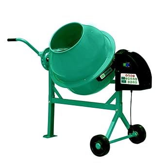 Amazon 電動コンクリートミキサー 緑 撹拌機 モルタルミキサー 80l 攪拌機 ミキサー本体 産業 研究開発用品 通販