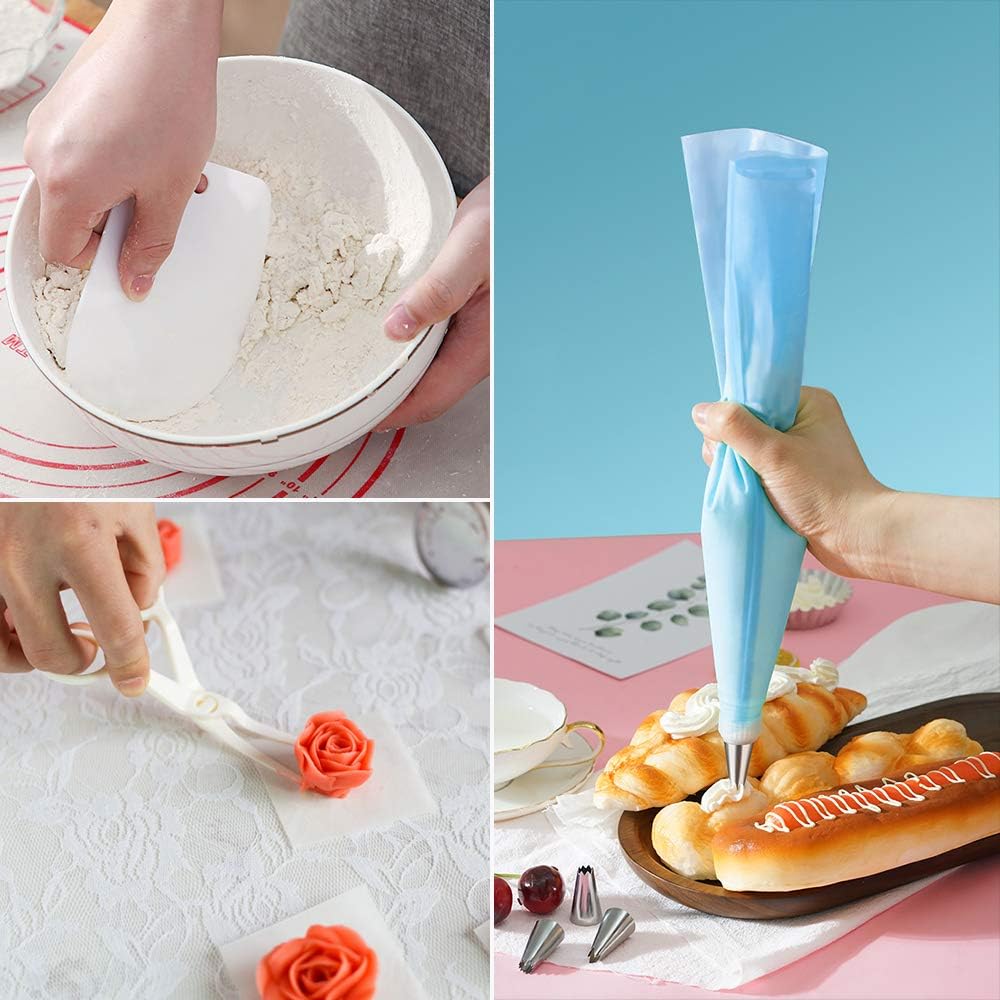 Grattoirs Douilles A Patisserie Kit 60 Pcs Etui De Rangement Diy Kits Pour Decoration De Gateaux Acier Inoxydable Douilles Aver Poches A Douille Reutilisable Moulessilicone A Muffins Coupleurs Douilles Cuisine Et Maison Betwin360 Tv