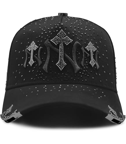 Amazon.com: XCAP NY 3 Cruces Black - Premium Cap for Men and Women