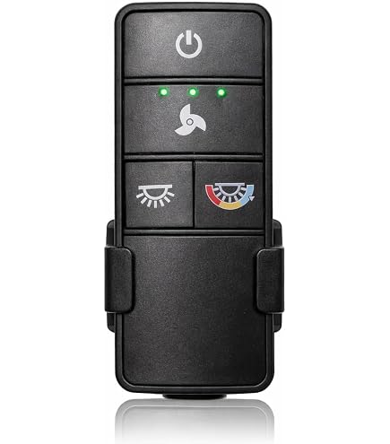 TX028C-S Ceiling Fan Remote – Replacement For Hampton Bay & Home Decorators Collection Fans – 3 Speeds, Dimmer & Color-Temp Adjustable – 304 MHz