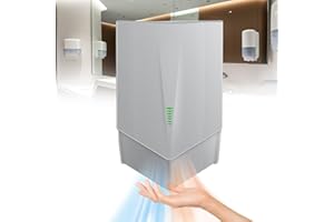 Commercial Hand Dryers for Bathrooms, Automatic High Speed Hand Dryer with LED Indicator, Infrared Sensor, for Homes, Shoppin