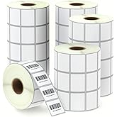 BETCKEY - 1.25" x 1" (32 mm x 25 mm) UPC Barcode & Address Labels Compatible with Zebra & More Label Printer,Premium Adhesive & Perforated [16 Rolls, 22080 Labels]
