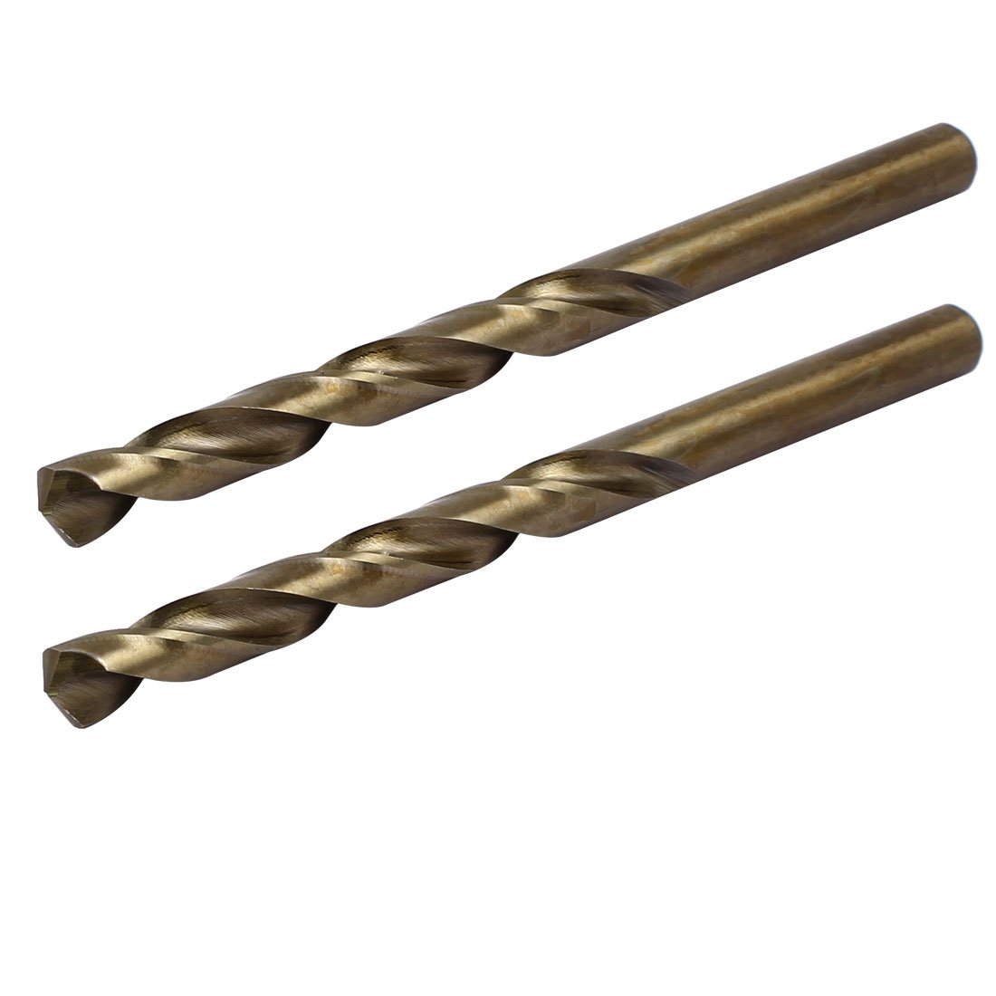 Sourcingmap 8.1mm Dia 115mm Length HSS Cobalt Metric Twist Drill Bit Rotary Tool 2pcs