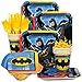 Costume Supercenter BBKIT794 Batman Birthday Party Standard Tableware Kit For 8 Guests