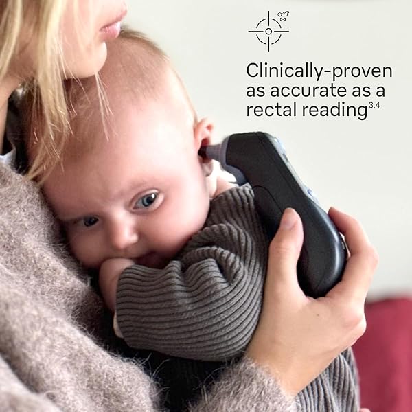 BRAUN THERMOSCAN 7 DIGITAL EAR THERMOMETER, AGE-ADJUSTED FEVER GUIDANCE, BABY AND INFANT FRIENDLY, NO. 1 BRAND RECOMMENDED BY PEDIATRICIANS, FSA AND HSA ELIGIBLE