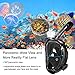 COSSCCI Snorkel Mask, Full Face Snorkeling & Swimming Mask with Adjustable Head Straps,Detachable Camera Mount, 180°Panoramic View Anti-Fog and Anti-Leak for Adult Kids (Large/Extra Large)