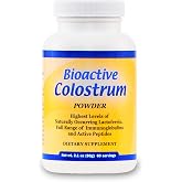 Bioactive Colostrum Powder, Grass-Fed Cow Milk, Gut &amp; Immune Support, 60g | Minimally processed to preserve lactoferrin, growth factors &amp; antibodies | GMO-free | hormone-treatment-free