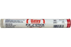 Oatey 31270 Fix-It Multi-Purpose Epoxy Putty, 4 Oz, Box, Beige, Sulfurous, Solid, Gray