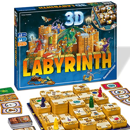 Ravensburger 3D Labyrinth Family Board Game for Kids & Adults Age 7
