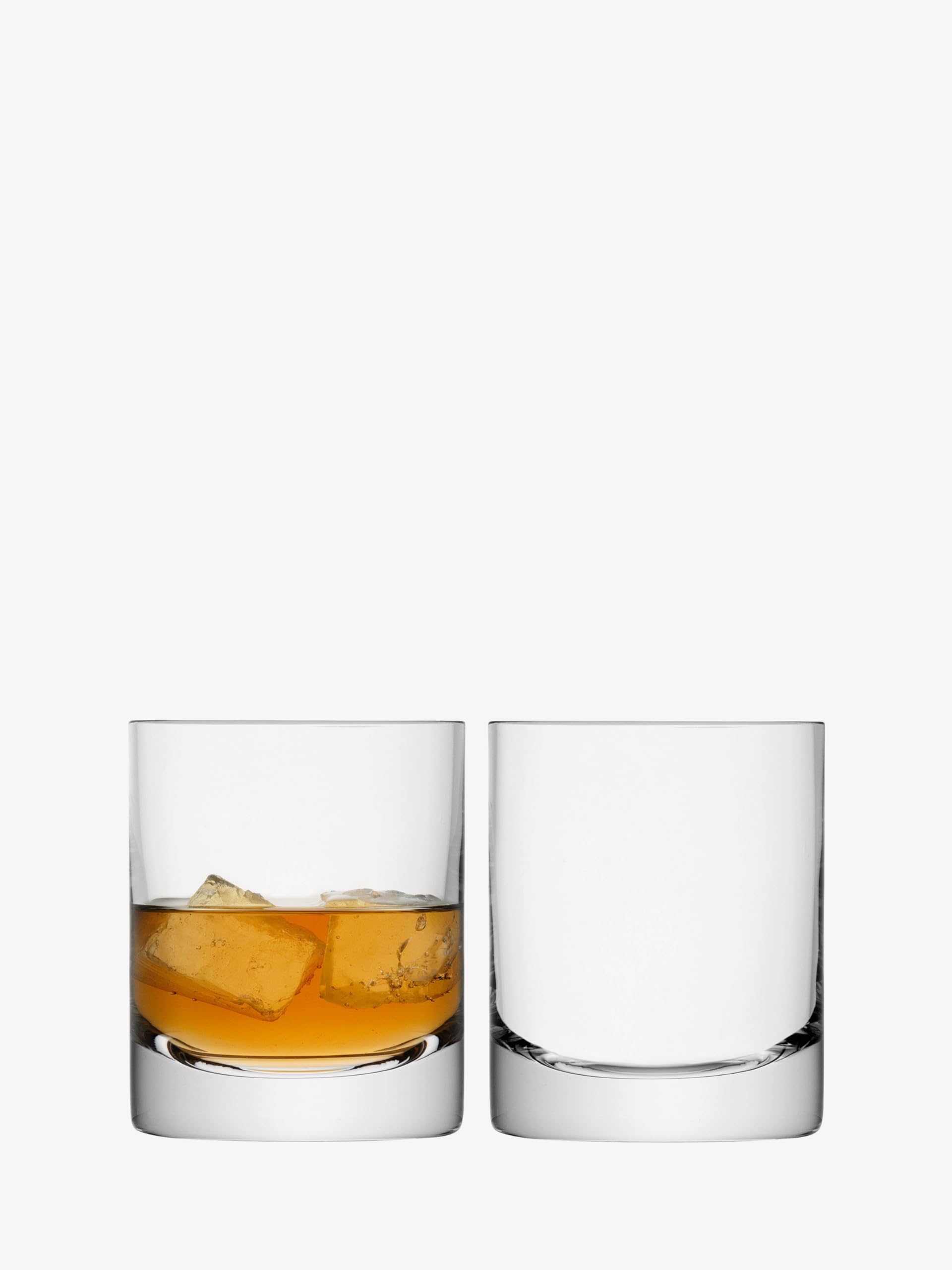 LSA International Bar Tumbler 250 ml Clear | Set of 4 | Mouthblown and Handmade Glass | BR02