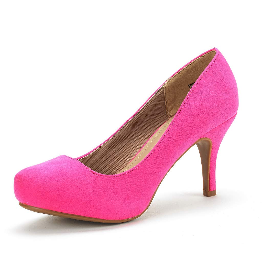 DREAM PAIRS Tiffany Womens Heels New Low Stiletto