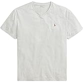 POLO RALPH LAUREN Mens T-Shirt V-Neck (XL, GreySigPony)