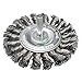 Zenith Industries ZN306030 Twist Knot Wire Wheel, 3" x .014" x 1/4"