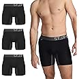 STEP ONE Mens Underwear Boxer Briefs for Men Pack of 3-Underwear for Men, Moisture-Wicking, 3D Pouch, No Ride Up Boxer Briefs