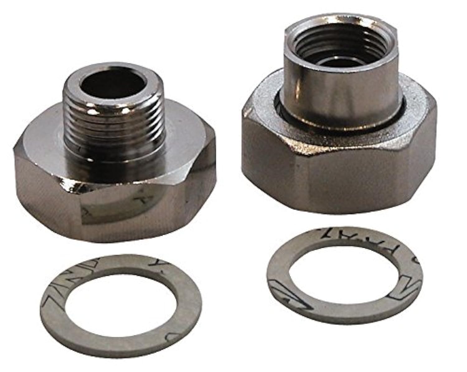 Sanitop-Wingenroth 19460 0 Screw Set for Water Meter Inch Brass, 3/4 x 3/8 Zoll