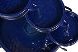 Primrose 55cm Solar Powered Blue Ceramic Outdoor Jug Water Feature view 5