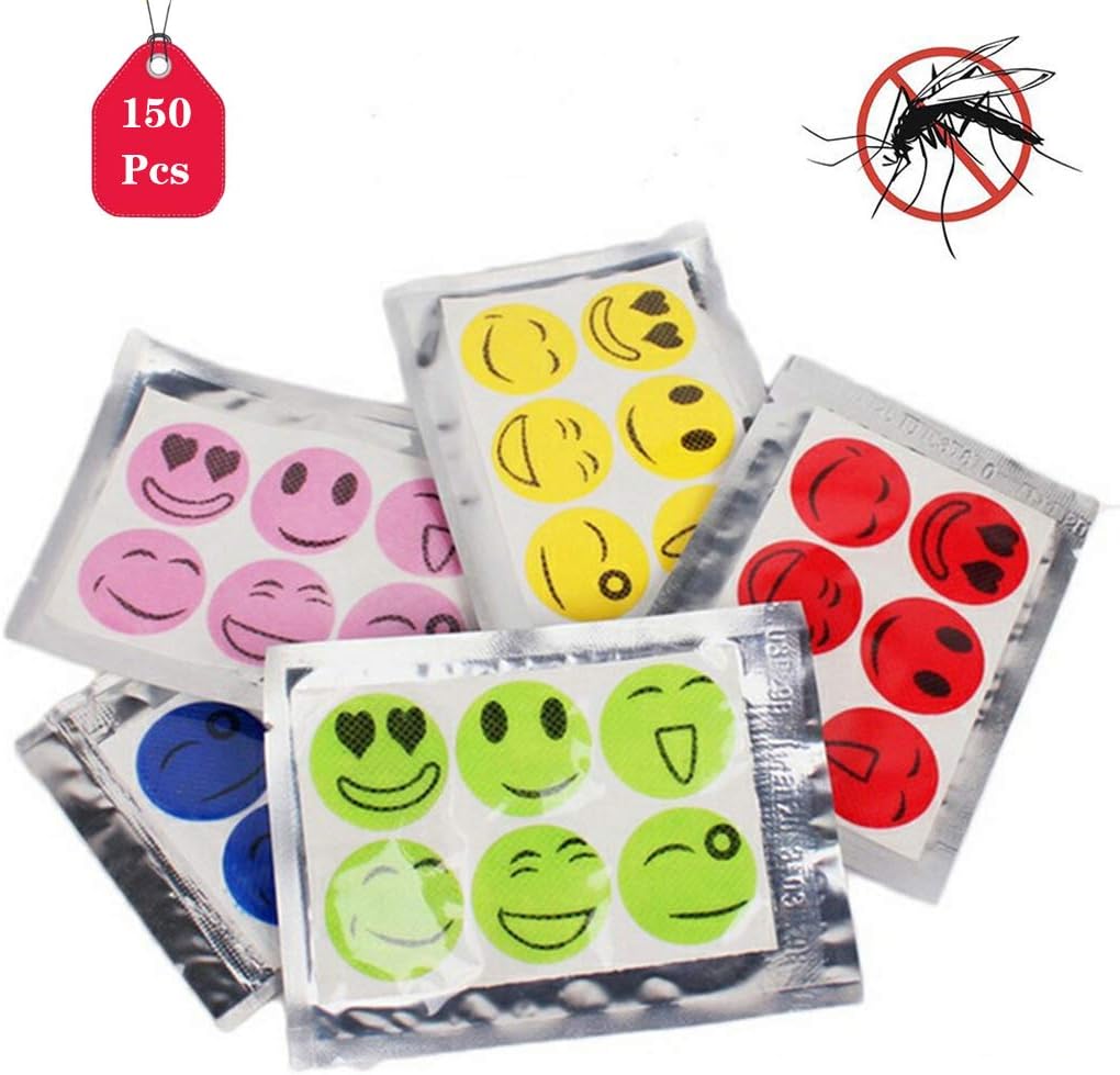 DreamJing 150Pcs Natural Mosquito Patches DeetFree Insect Repelling