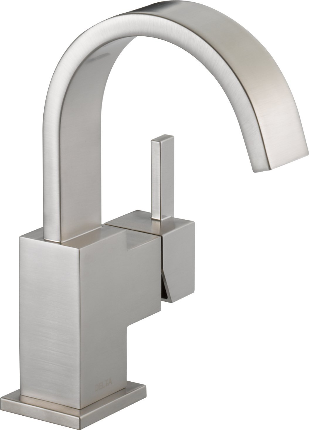 Delta Faucet Vero Single-Handle Bathroom Faucet with Metal Drain Assembly, Stainless 553LF-SS