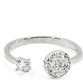 Maya J Cluster Solitaire CZ Ring, White