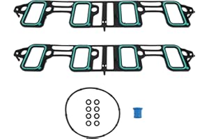 Intake Manifold Gasket Set, Compatible with 2007-2016 Chevrolet Silverado Express GMC Sierra Cadillac Escalade, 6.0 6.2L Engi