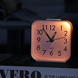 Brifit Silent Alarm Clock Bedside Battery Powered No Ticking Large Display view 5