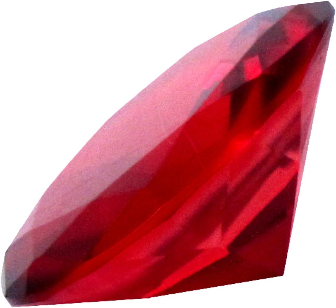 Ruby Red 60 Mm Cut Glass Crystal by Palm Beach Designs