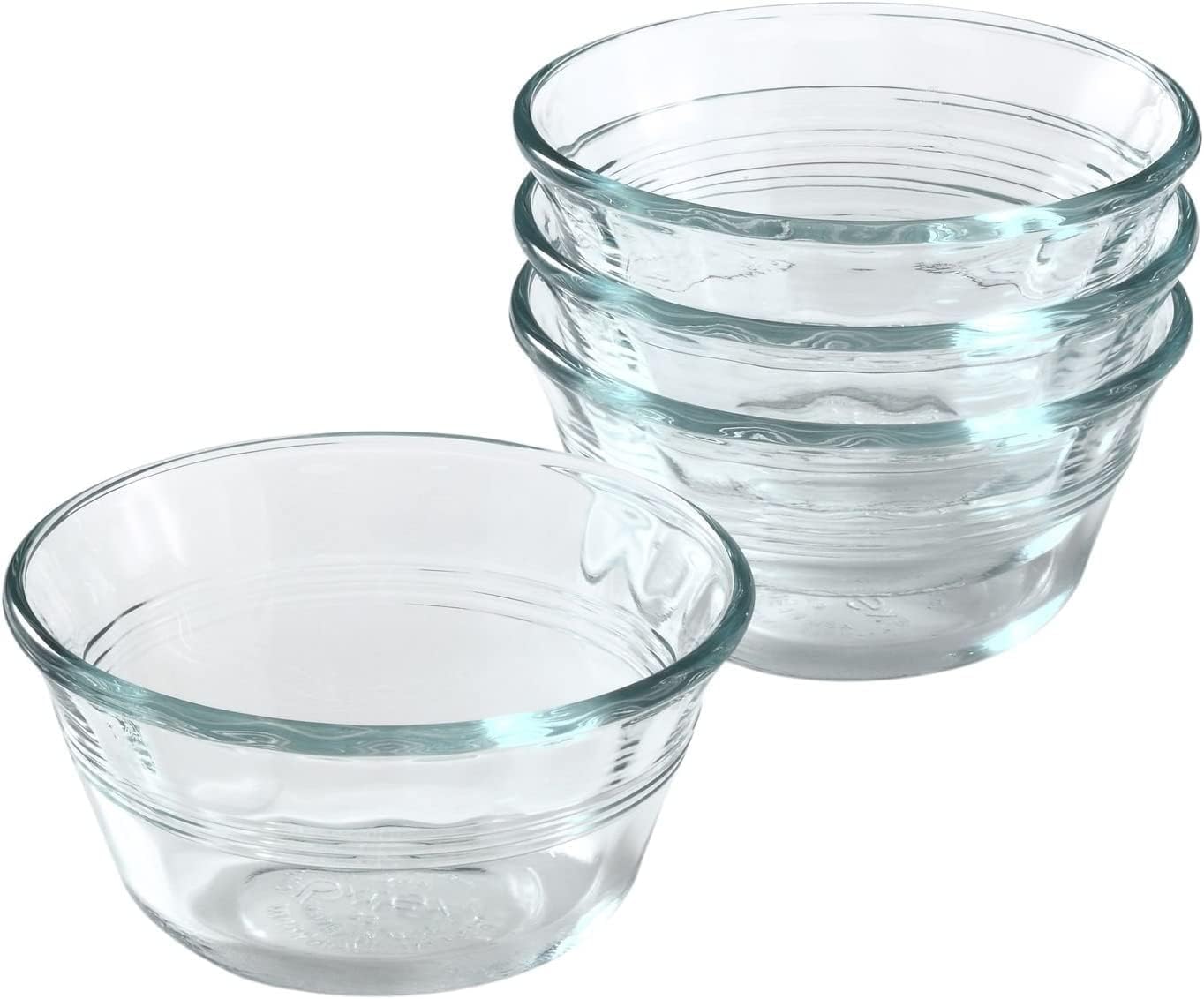 Pyrex Bakeware Clear Custard Cups, Set of 8, 6-Ounce