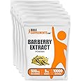 BulkSupplements.com Barberry Extract Powder - Berberine Supplement, from Barberry Root & Bark - Soy Free - 500mg per Serving, Pack of 5 (5 Kilograms - 11 lbs)