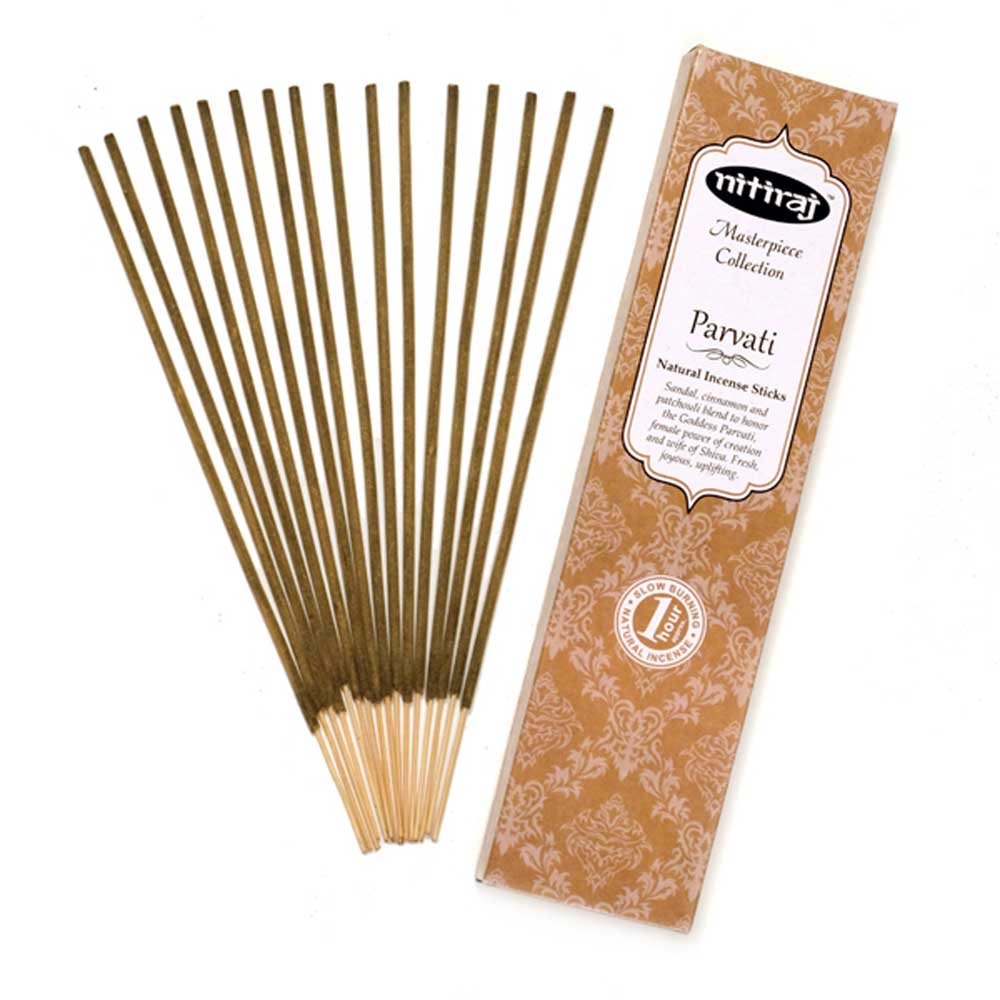 Nitiraj Parvati Masterpiece Collection Masala Incense Sticks 25gram pack