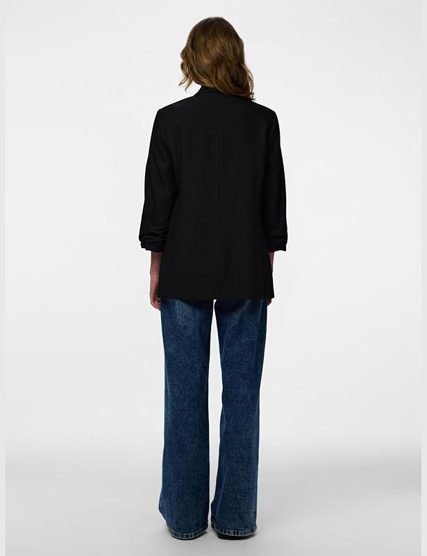 Pcboss 3/4 Blazer Noos, Blazer Donna, Nero (Black Black), L