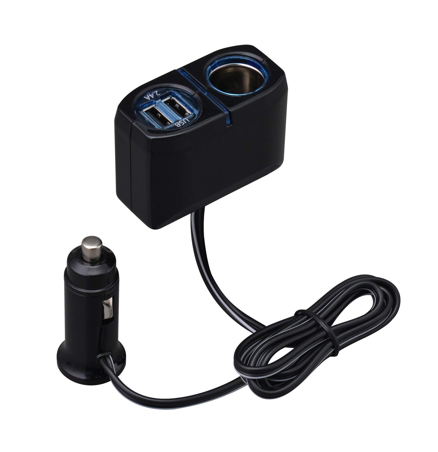 セイワ(SEIWA) 車内用品 シガーソケット増設分配器 シガーソケット+USB2口 コード付 F275商品画像