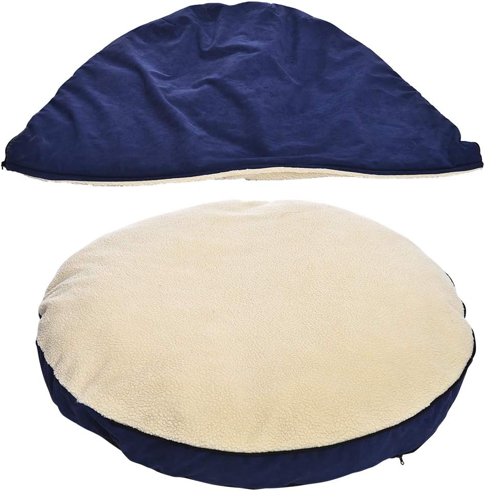 Basics Pet Cave Bed, Small, Blue : Pet Supplies
