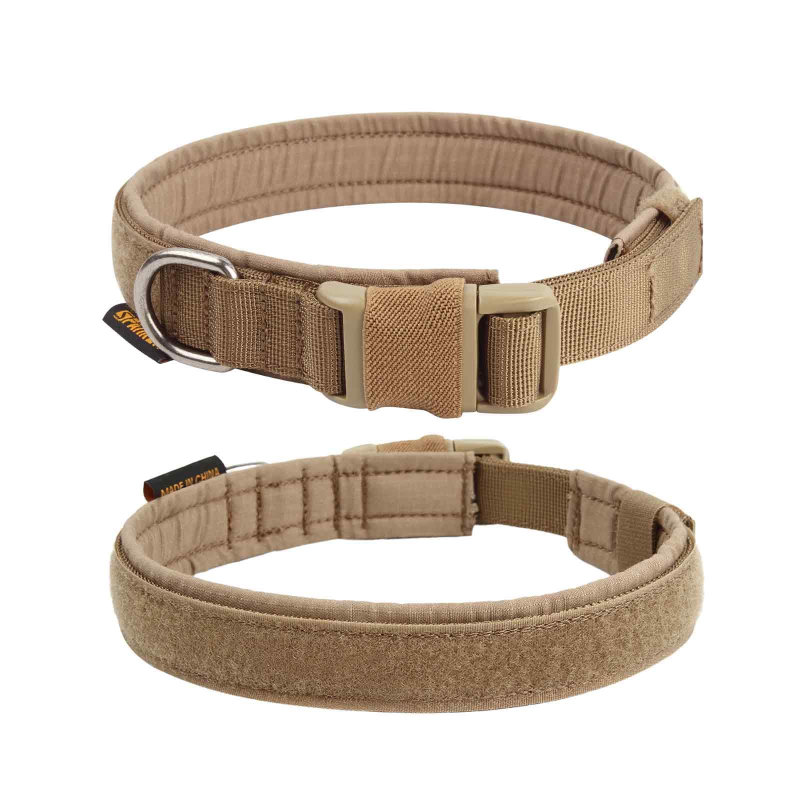 EXCELLENT ELITE SPANKER Tactical Small Puppy Dog Collar Nylon Adjustable Heavy Duty Military for Small Medium and Large Dogs Pet(COB-M) — image 1
