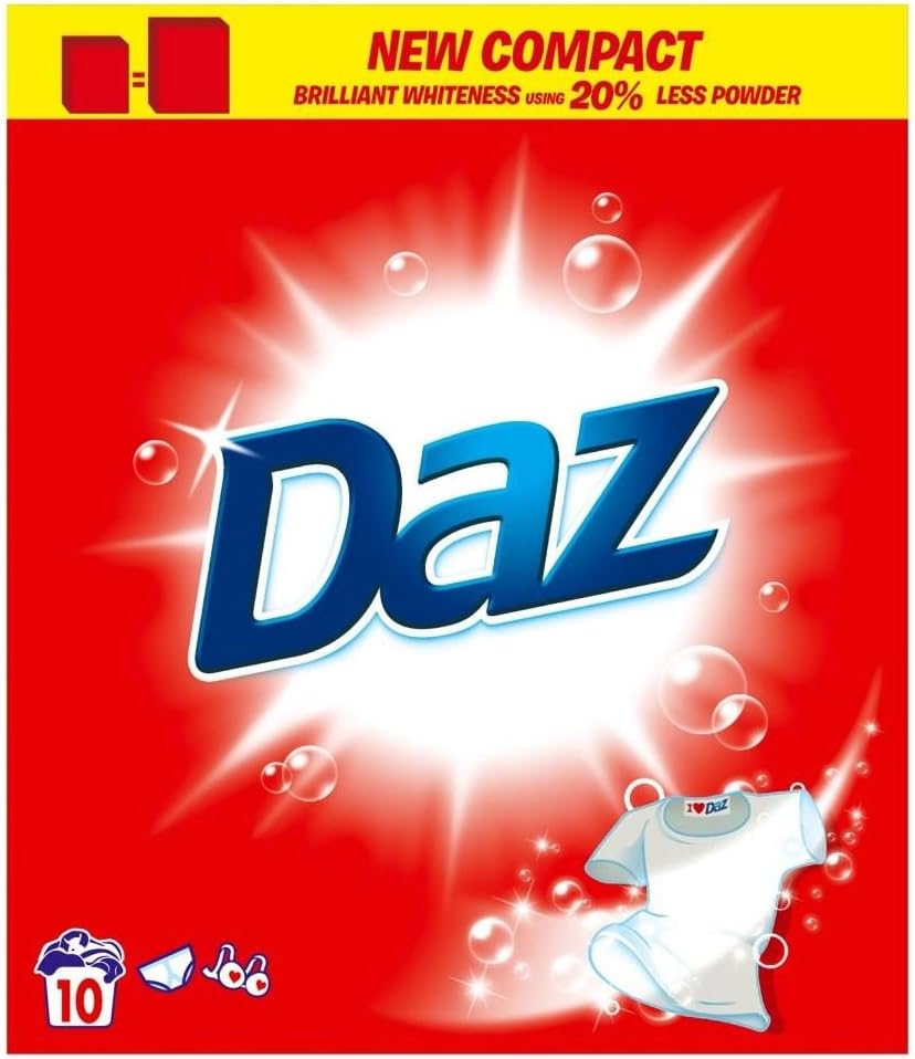 Daz Regular Powder - 10 Washes (650g) - Pack of 2