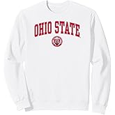 Ohio State Buckeyes Heritage Collection Arch Over White Sweatshirt