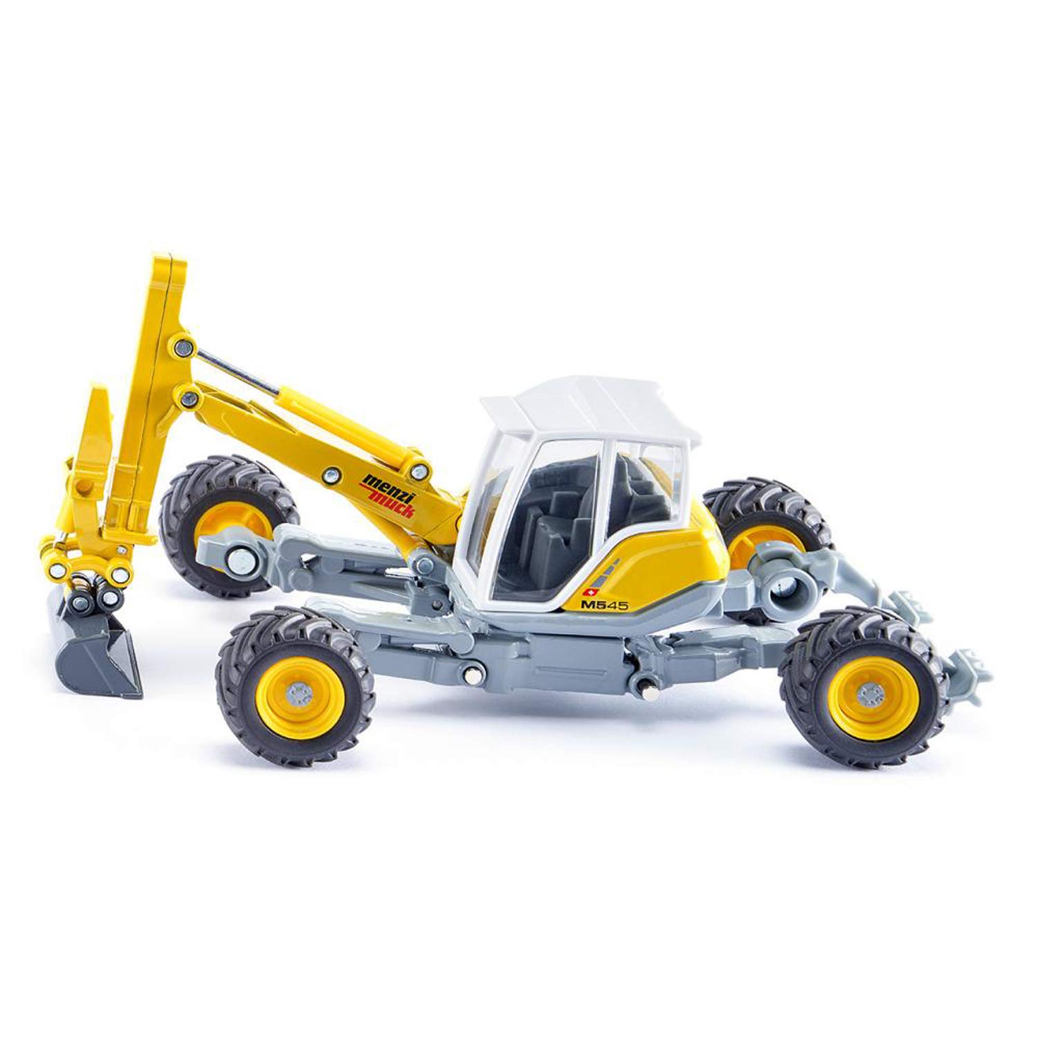 siku 3548, Menzi Muck Walking Excavator, 1:50, Metal,Plastic, Yellow, Adjustable chassis