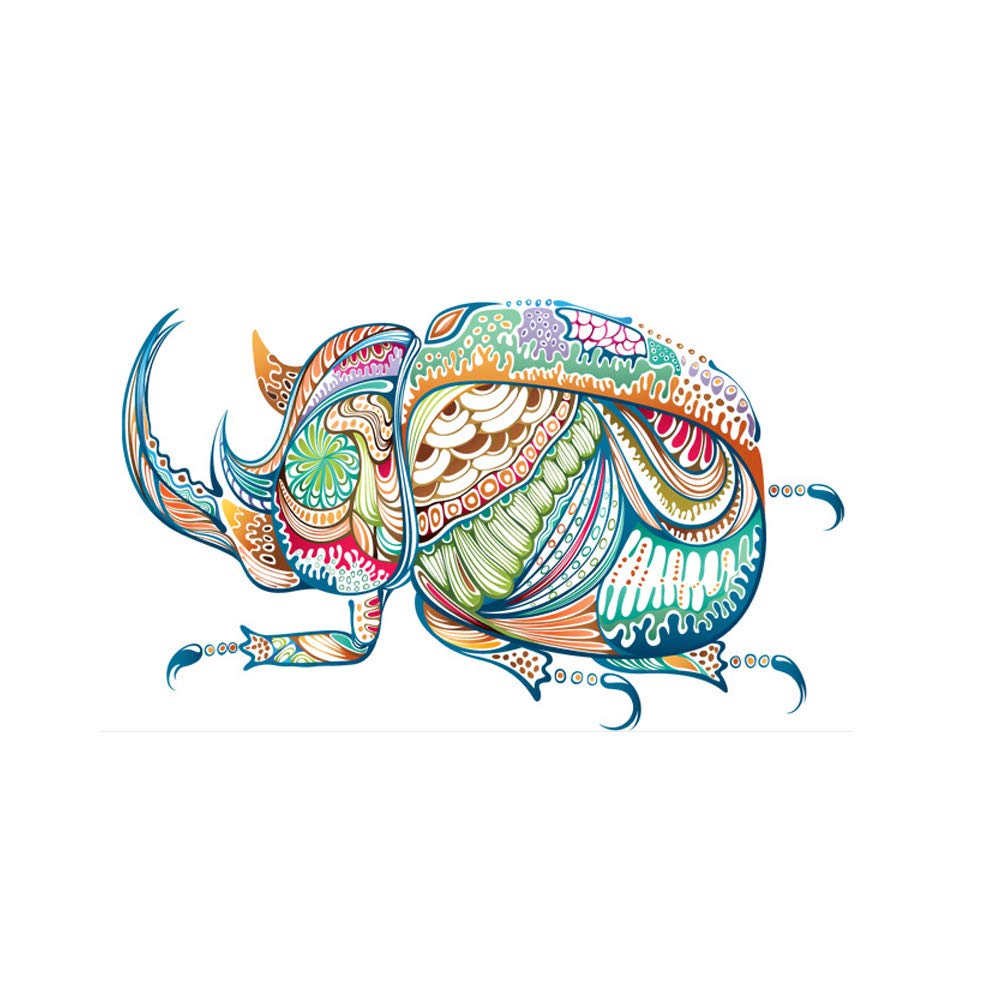 Lichi Colorful Weevil Snout Beetle Wall Sticker