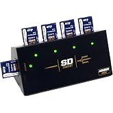 Acumen Disc 1 to 4 SD Trident - Plug &amp; Copy Duplicator DM-ACM-5SD04B | Standalone Secure Digital / TF/ MicroSD Compact sized portable mini Duplicator - Autostart Cloner Copier at 35MB per Second