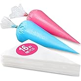 16 Inch Piping Bags Disposable, 100Pcs Large Pastry Bags, Frosting Bags, Cake Decorating Bags, Decorating Bags Large Piping B