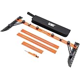 Stair Tread Template Tool - Upgrade Stair Tread Tool Jig, Shelf Layout Tool &amp; Stair Tread Template Tool Jig, Stair Measuring Tool Jig,Stair Scribe Tool for Stair Measurement Tool
