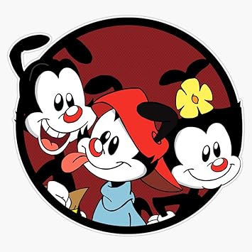 Amazon Com Yakko Wakko And Dot Sticker Vinyl Waterproof Sticker Decal Car Laptop Wall Window Bumper Sticker 5 Automotive