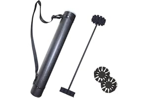 Huntingdoor Archery Arrow Tubes Telescopic Arrow Holder Back Quiver Arrow Case Carrier Adjustable Shoulder Strap Belt with Arrows Rack and 2 EVA Foam Separator