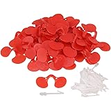 RDEXPRed 50x25mm Chicken Eyes Glasses Eye Hen-Pecking Avoidable Poultry Set of 50