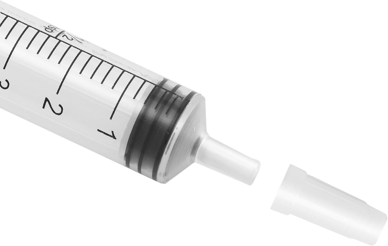 5ml Syringe with Cap (100 Pack) | Oral Dispenser Without Needle, Luer Slip Tip, | Individually Wrapped Medicine Dropper for Infants & Pets: Health & Personal Care